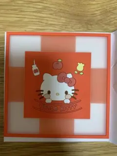 サンリオ　ハローキティ　　クリアスクエアコースター