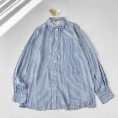 ち*け様 【未使用・タグ付き】マイケルコース ストライプ リボン ブラウス 定価のサムネイル