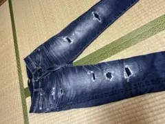 AZUL ストレッチダメージジーンズ XS