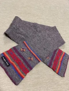 People Tree ニットマフラー グレー