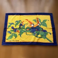 HERMES エルメス　バスマット　タオル 鳥柄 HERMES エルメスバスマットタオル 鳥柄