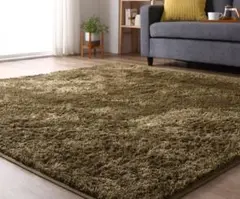 シャギーラグ カーペット ブラウン系のサムネイル