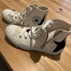 CONVERSE ALL STAR ジッパー付きスニーカー スターデザイン