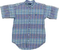 90年代　Ralph Lauren ラルフローレン　ボタンダウン　チェックシャツ