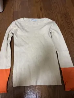 CIAOPANIC TYPY 袖配色クルーネックニット