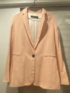 ZARA WOMAN ピンク テーラードジャケット