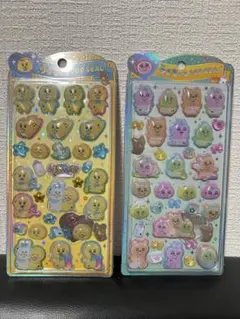 んぽちゃむ おぱんちゅうさぎ うるちゅるシールのセット