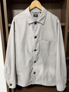 【美品】ユニクロ　セオリー　コラボ　感動シャツジャケット　ライトグレー　サイズM