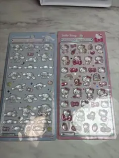 ボンボンドロップシール サンリオ キティ シナモンロール 2個セット