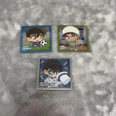 名探偵コナン ステッカー 怪盗キッド　服部平次　江戸川コナン　3枚セット