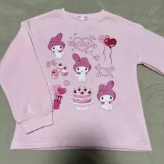 サンリオ マイメロディ 裏起毛トレーナー 120cm 新品 未使用