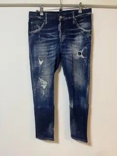 DSQUARED2 ダメージ加工スキニーデニム 34