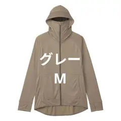 グレー【M】新品 ワークマン クールUVサンシェードパーカー