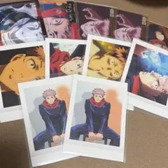 虎杖悠仁 呪術廻戦 ぱしゃこれ クリアカード 缶バッジ まとめ売り