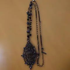 VIVIENNE TAM ヴィヴィアンタム ネックレス ロング 黒 - メルカリ