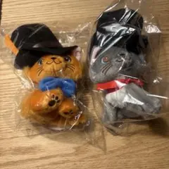 ハッピーくじDisney にゃん・にゃん・にゃん B賞ぬいぐるみチャームセット