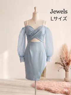 JEWELS ライトブルー Lサイズ ドレス