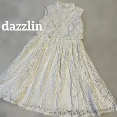 【未使用】dazzlin✨ダズリン✨花柄レースワンピース✨ウエディン✨2次会
