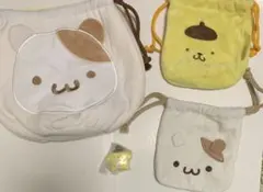 ポムポムプリン マフィン ダイカット 巾着 しまむらのサムネイル