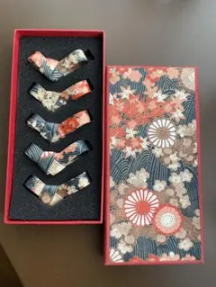 和風柄の箸置き5個セット