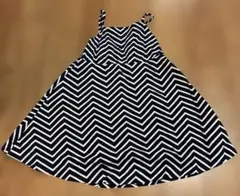 GAP 95 紺✖️白　ノースリーブワンピースのサムネイル