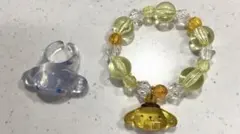 サンリオ　ポムポムプリン　シナモン　ガチャ　アクセサリー　2点セット