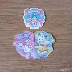 3種類　サンリオ キャラクターズ　シールクッキー
