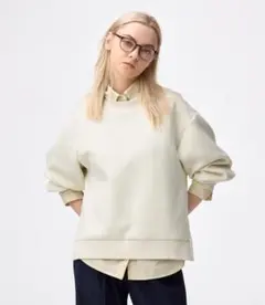 パフスウェットオーバーサイズプルオーバーナチュラルm