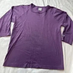 チャンピオン　t1011 サイズM Tシャツ　ラグラン　パープル