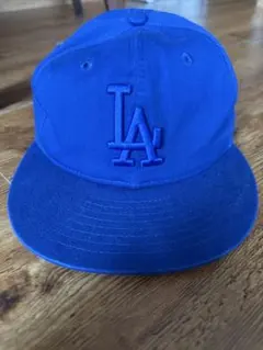 美品　New Era LA ドジャース　9FIFTY キャップ 青