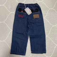リトシー デニムパンツ 100cm ミッキーマウス ワイドパンツ