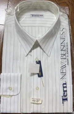 Tern ビジネスシャツ 43-82 ホワイトストライプ