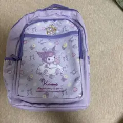【新品タグ付】クロミちゃん 保育園 幼稚園リュック パープル キラキラのサムネイル