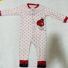 Y*U様 テントウムシ柄ロンパース 24m 新品未使用タグなしのサムネイル