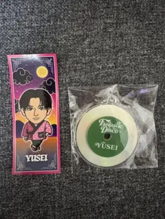 八木勇征 ガチャ ディスクキーホルダー 縁日 くじ 千社札