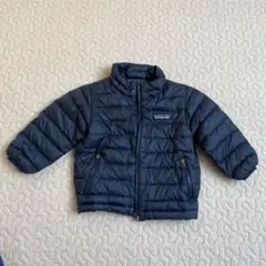patagonia ネイビー キルティングジャケット 6-12M