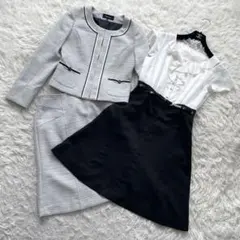 Sourire ノーカラー　3ピース　ワンピース　セレモニー　セットアップ