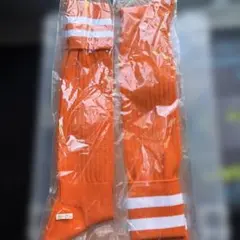 オレンジ サッカーソックス 25-27cmのサムネイル
