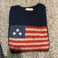 nemne アメリカ国旗デザイン セーター