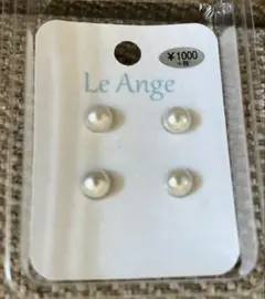 貼るだけピアス Pippi Le Ange パール　2組