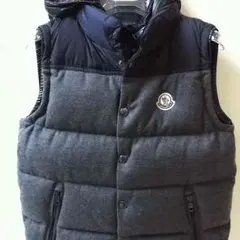 値下げモンクレーダウンベスト ジュニア