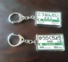 東武鉄道 アーバンパークライン 駅看板キーホルダーコンプリートセット 東武鉄道 アーバンパークライン 駅看板キーホルダー 海神駅 激レア