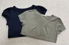 TK MIXPICE &IKKA パフスリーブTシャツ　2枚セット