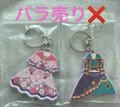 [未使用]いちご美月 劇場版アイカツ！プレミアムドレスチャーム2点(あかり欠品)