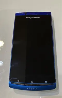 docomoXperiaSonyEricssonブルー本体のみ起動確認済ジャンク