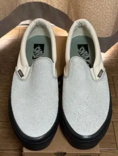 ヴァンズ スリッポン リイシュー 98 ブラック/ライトグリーン 28.5cm