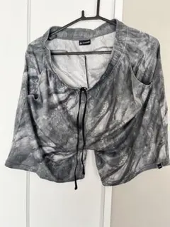 ATHFORM マーブル模様 クロップド丈 ヨガパンツ