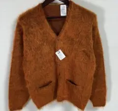 極上　80s - vintage モヘアカーディガン　シャギー　オレンジ　3D セール】TOWNCRAFT / タウンクラフト DAMAGED SOLID SHAGGY
