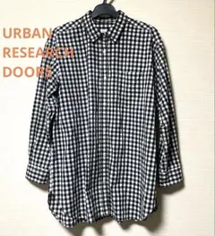 【URBAN RESEARCH】長袖オーバーシャツ　ブラック