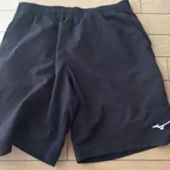 Mizuno 黒 ハーフパンツ サイドポケット